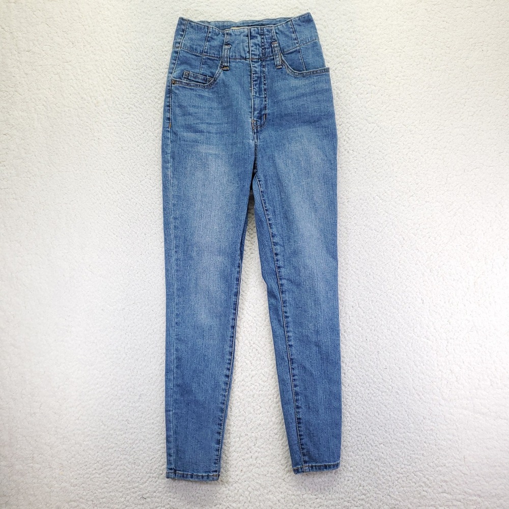 Highway Jeans Womens Size 3 High Rise Skinny Medium Wash Blue ZD9001011MZ